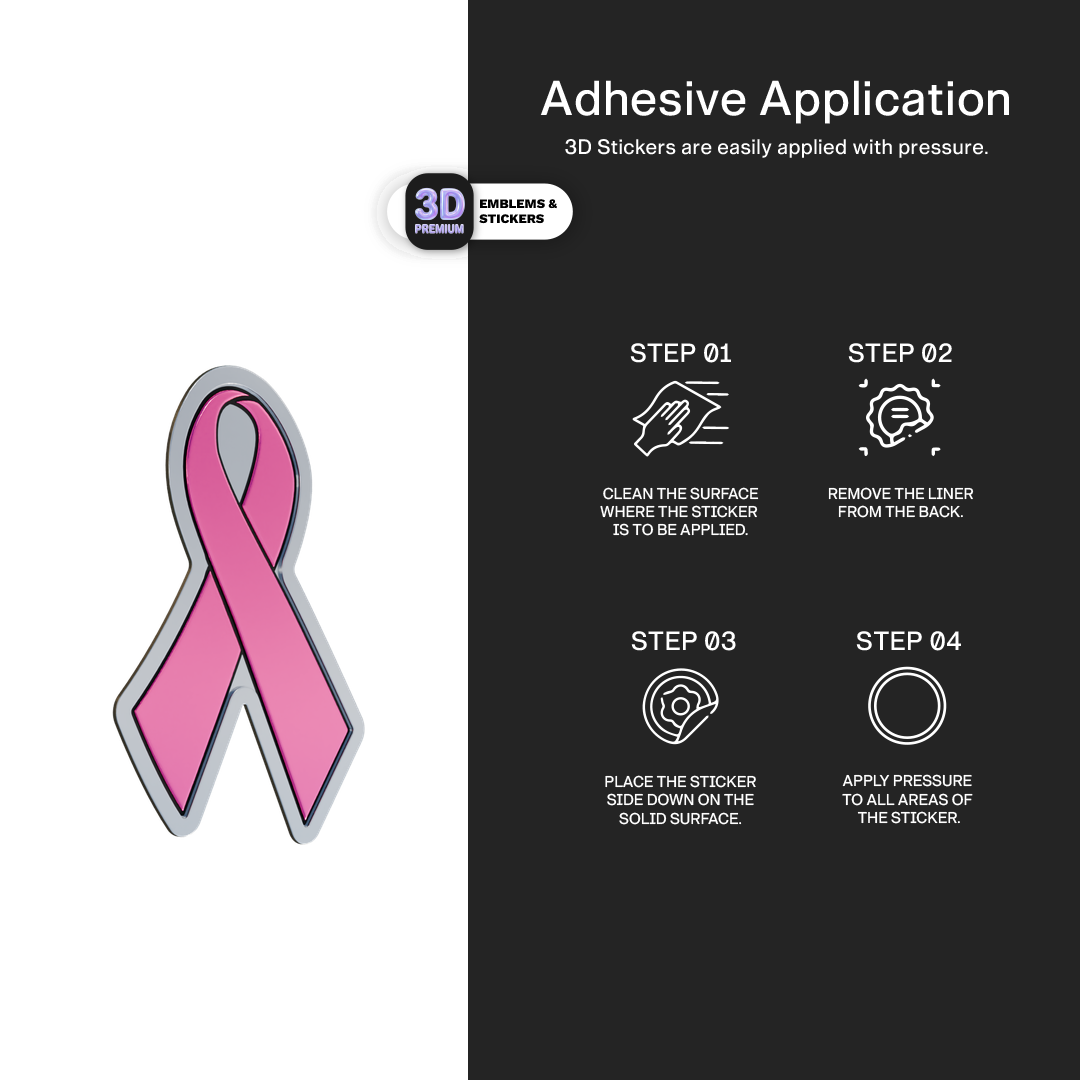 PINK RIBBON Stickmadly