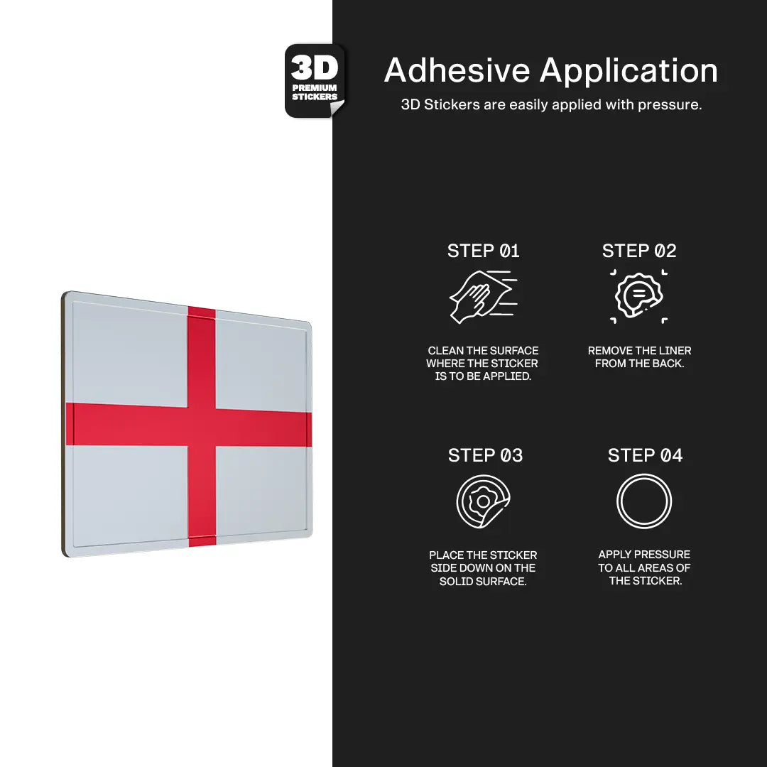 England Flag Stickmadly