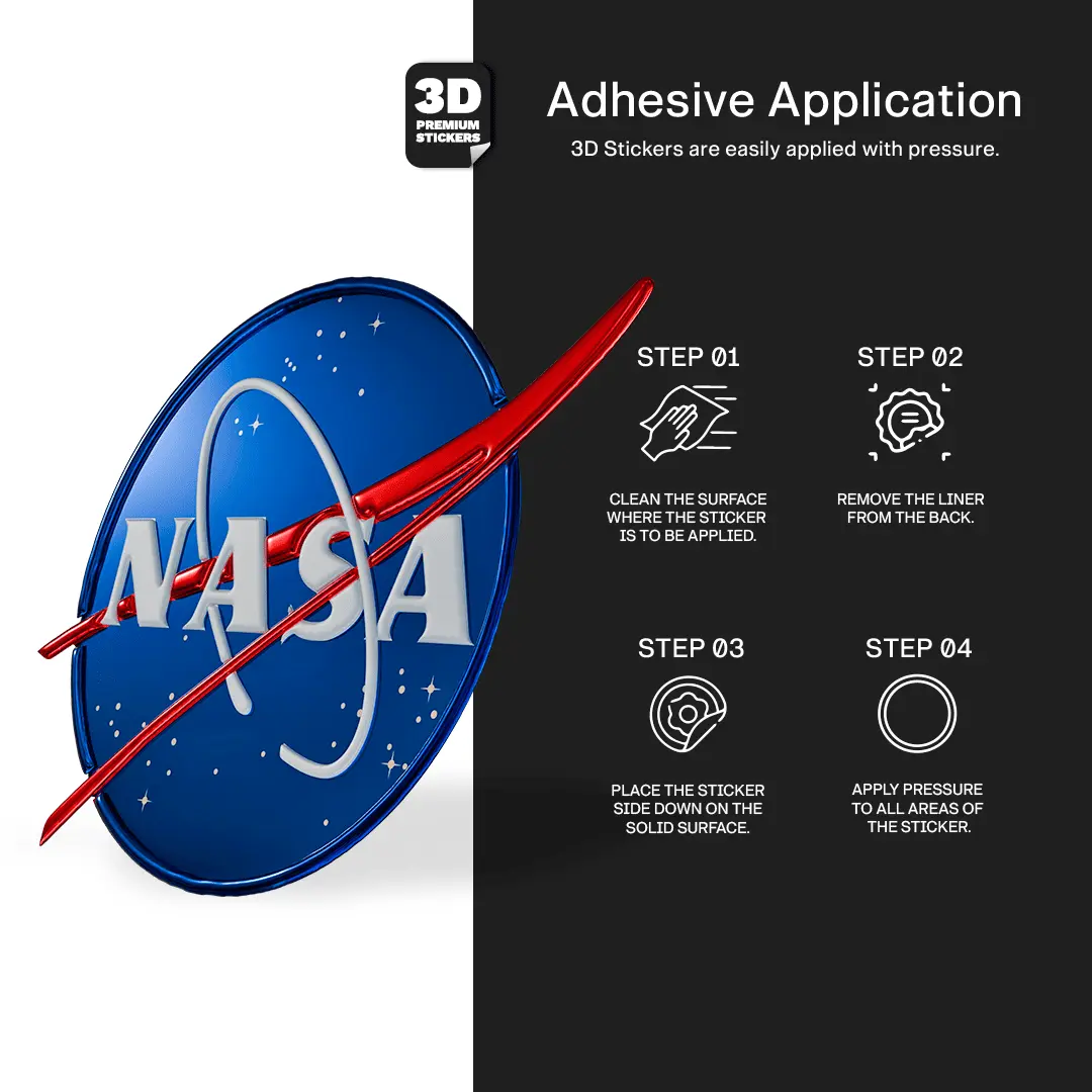 NASA STICKER ORIGINAL Stickmadly