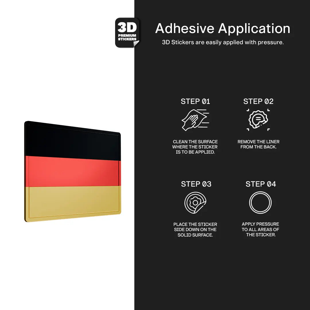 Germany Flag Stickmadly