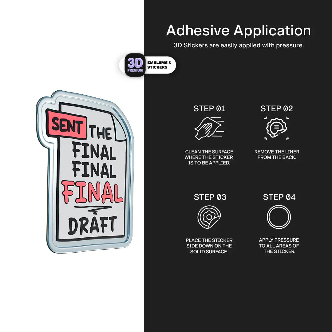 The Final Draft Stickmadly