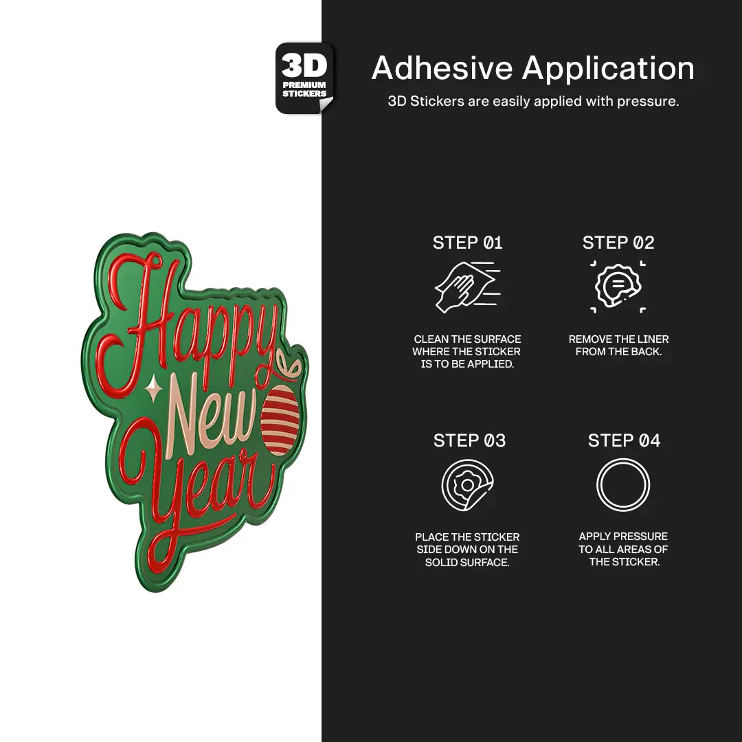 HAPPY NEW YEAR Stickmadly