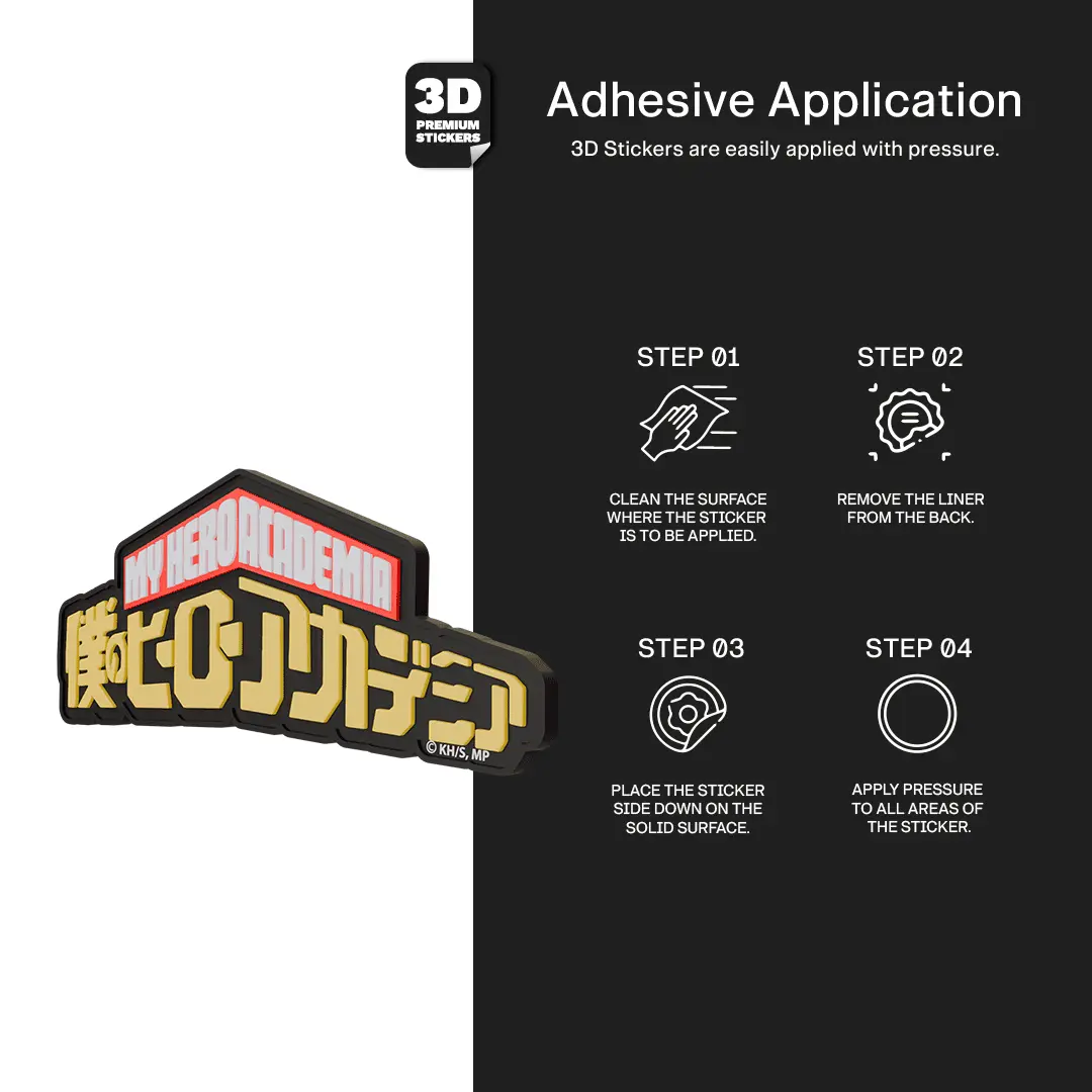 My Hero Academia Logo Stickmadly