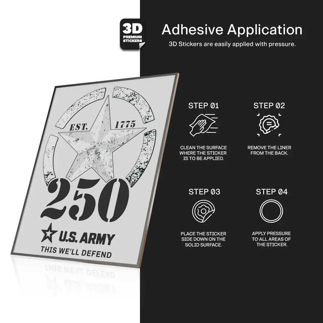 250TH ANNIVERSARY BLACK/ SILVER Stickmadly