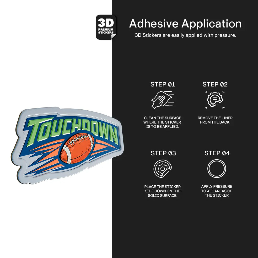 TOUCHDOWN Two Pack Stickmadly