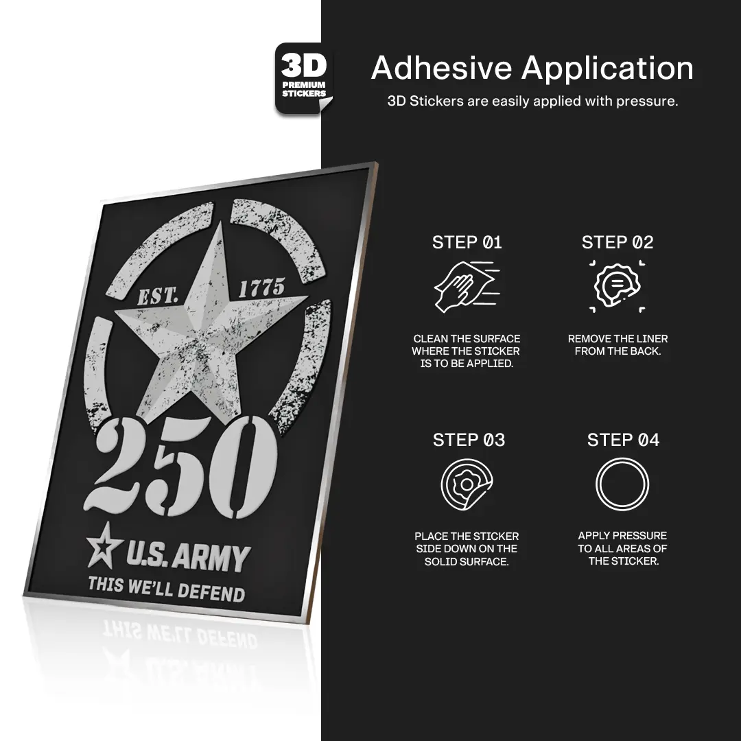 250TH ANNIVERSARY WHITE/SILVER Stickmadly