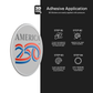 PACK CIRCLE AMERICA 250 3'' America250