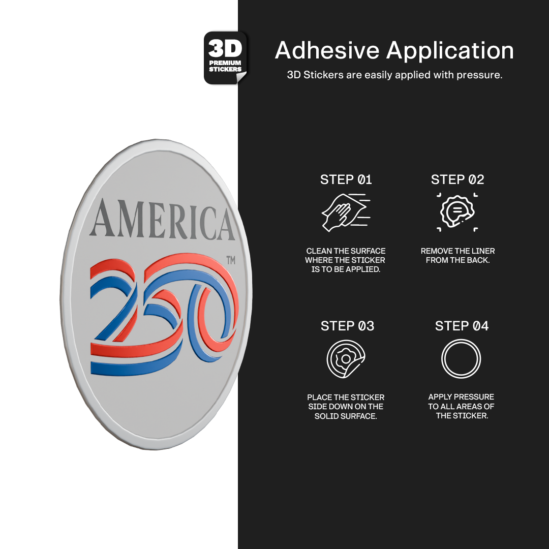 PACK CIRCLE AMERICA 250 3'' America250