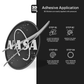 NASA STICKER BLACK & WHITE Stickmadly
