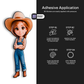 FEMALE FARMER Stickmadly