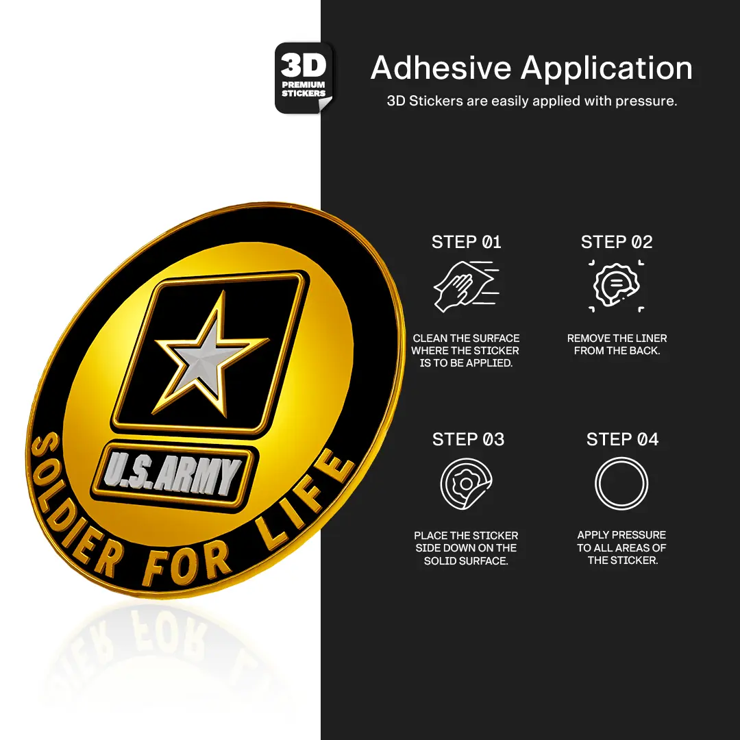 Soldier for Life Stickmadly