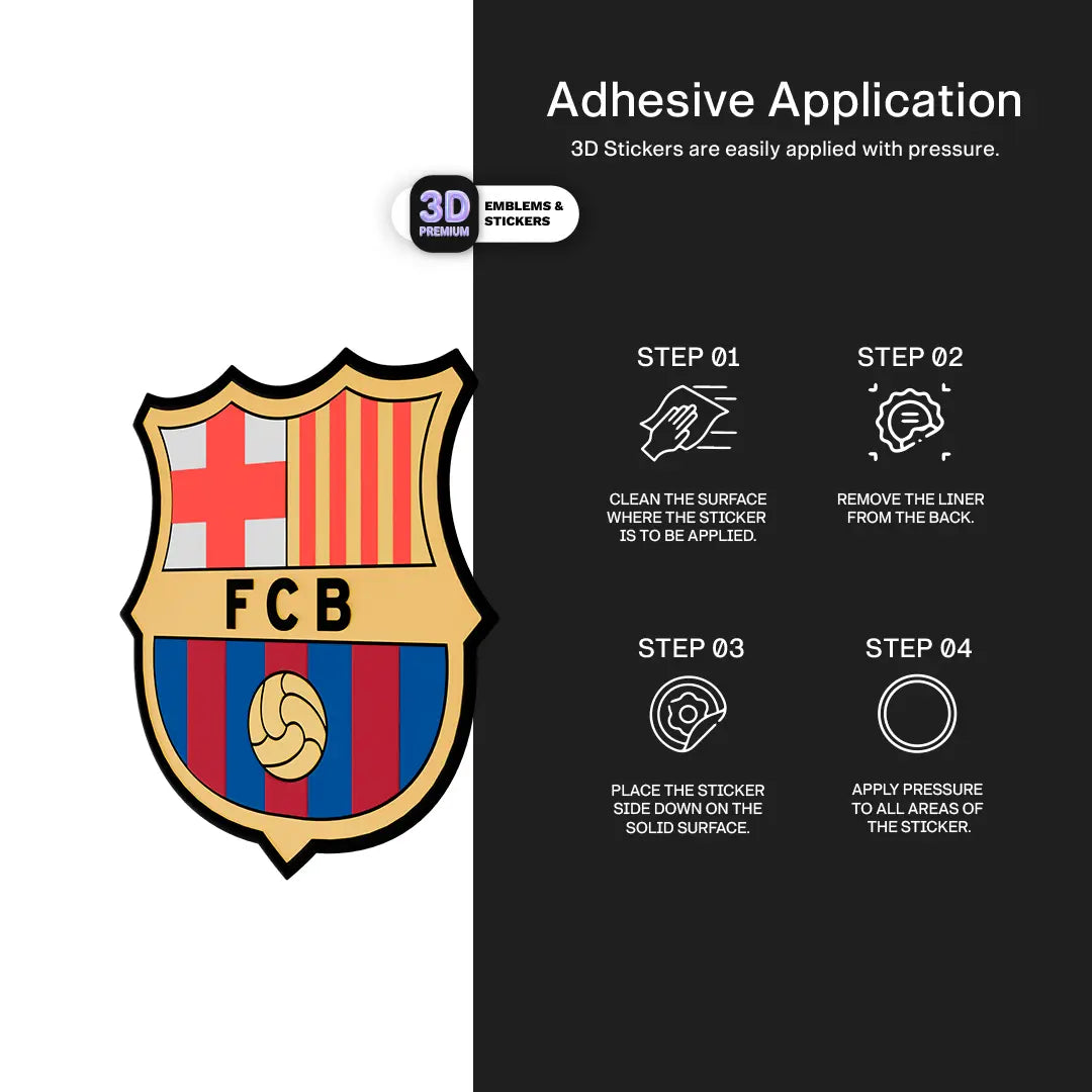 F.C. Barcelona traditional logo Stickmadly