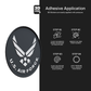 U.S. AIRFORCE BLACK CIRCLE