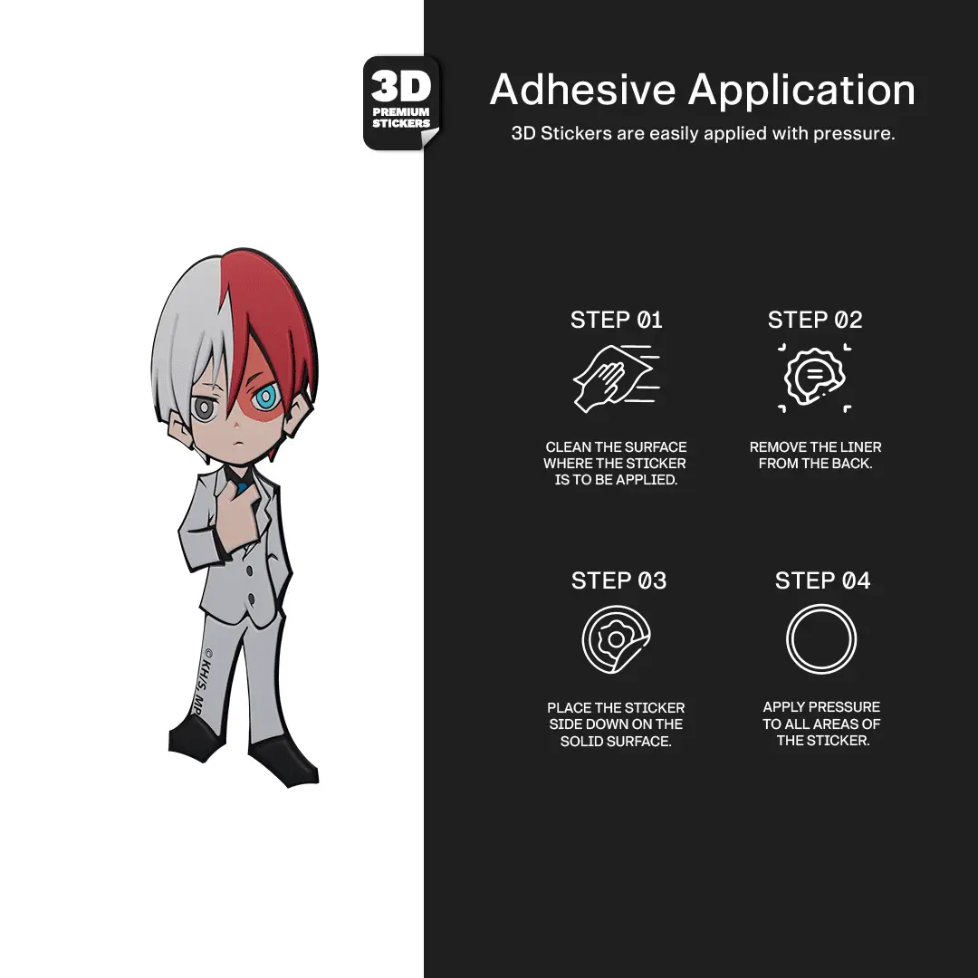 Shoto Todoroki (Season 4) Stickmadly