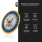 THE UNITED STATES NAVY EMBLEM Stickmadly