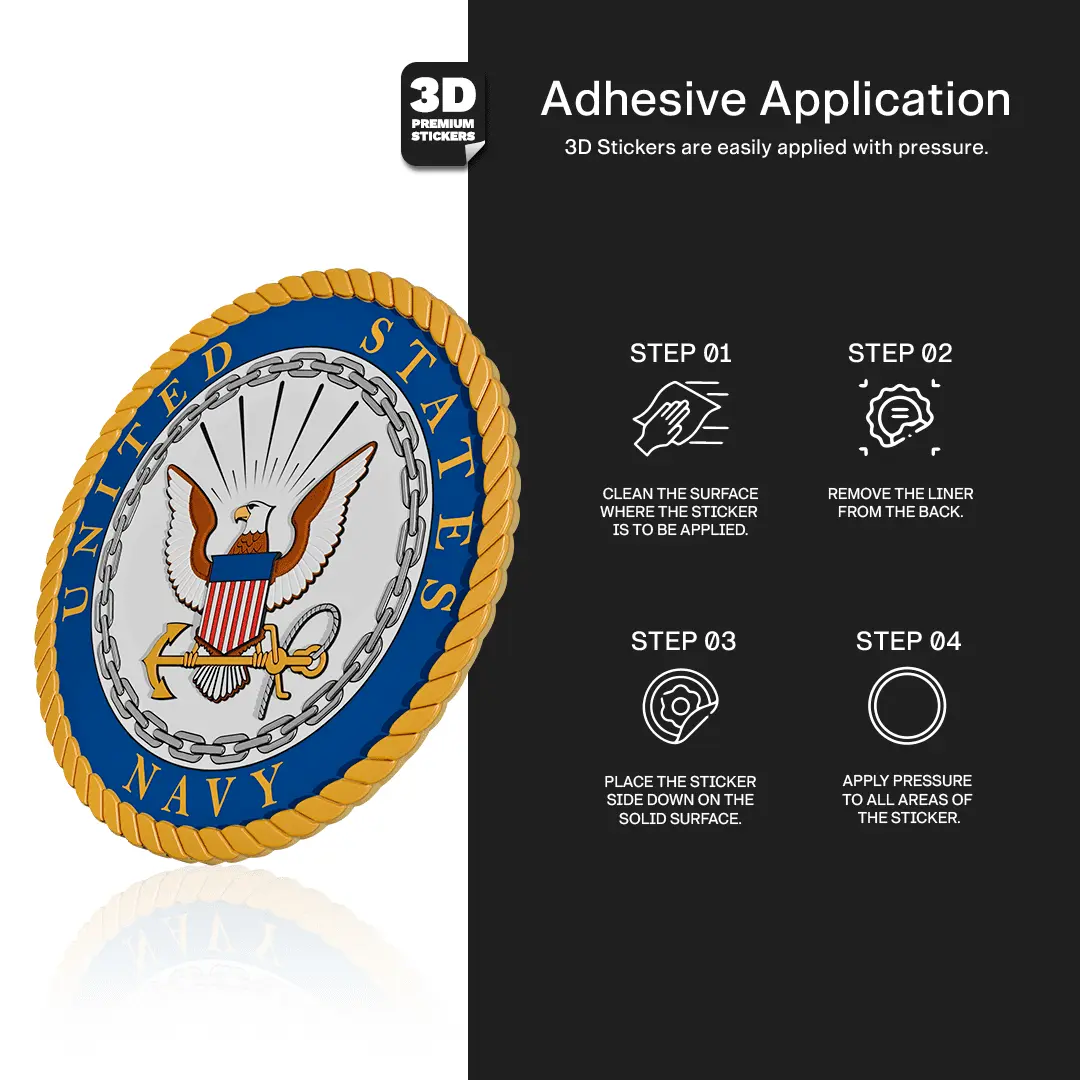 THE UNITED STATES NAVY EMBLEM Stickmadly