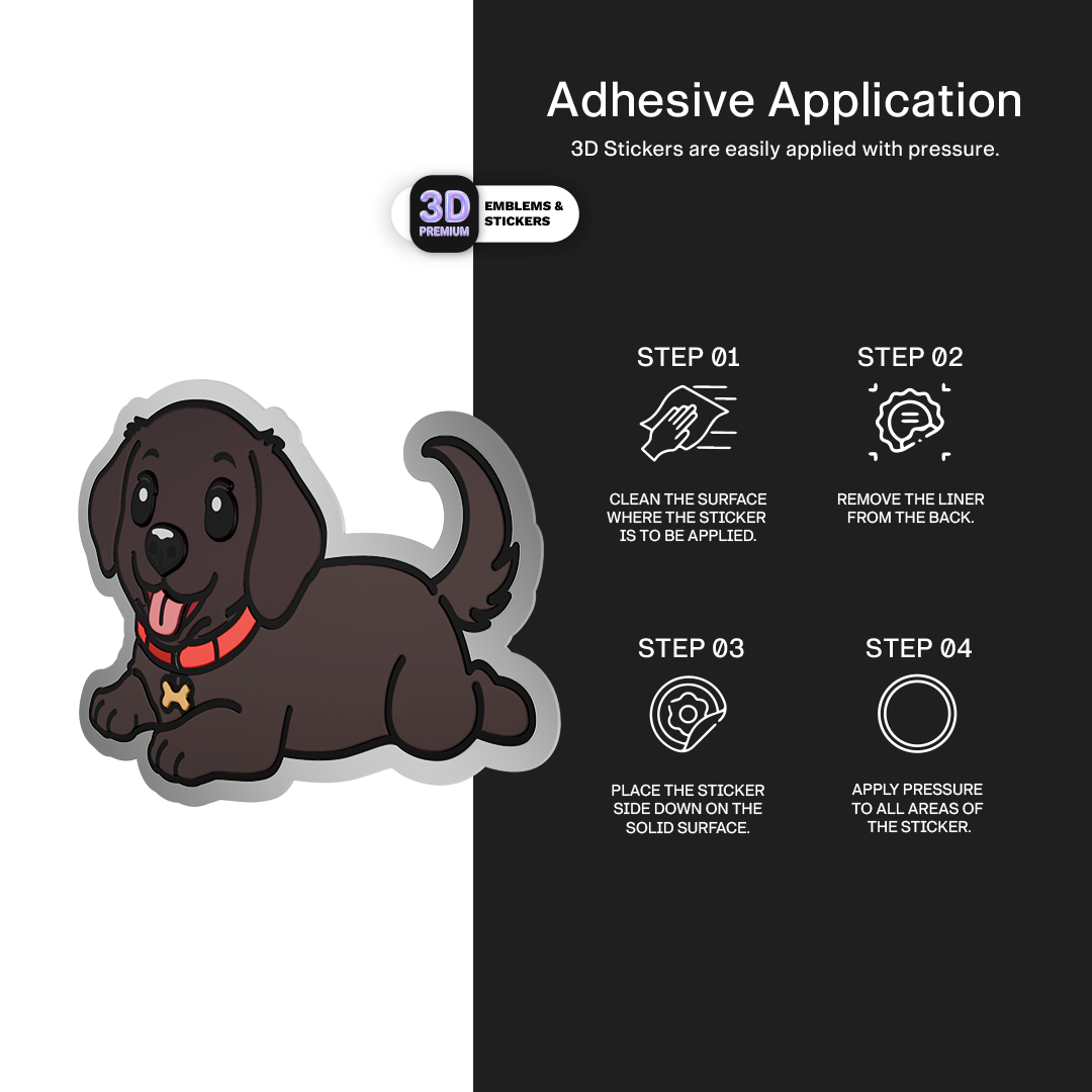 Black Labrador Stickmadly