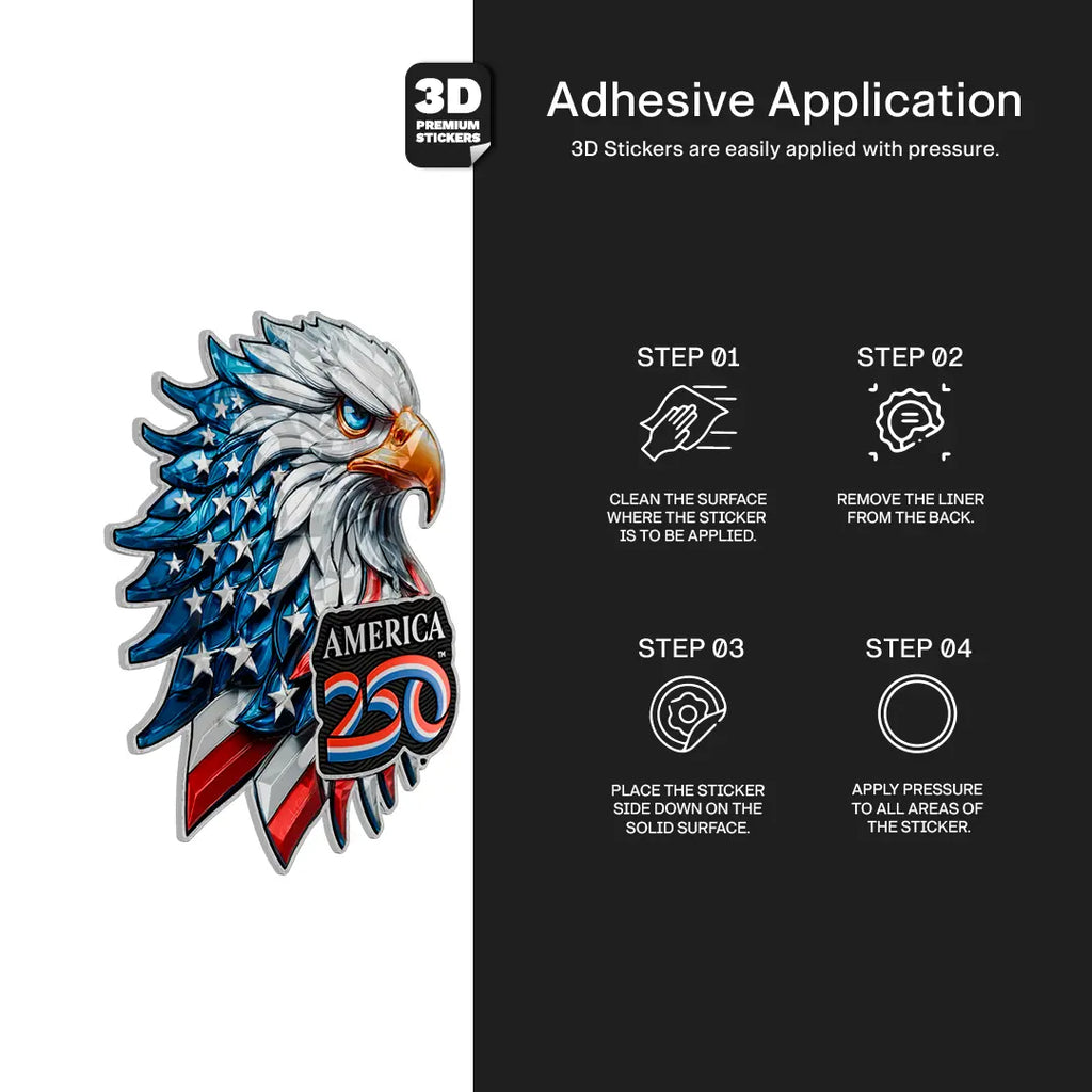 PATRIOTIC BALD EAGLE1 Stickmadly