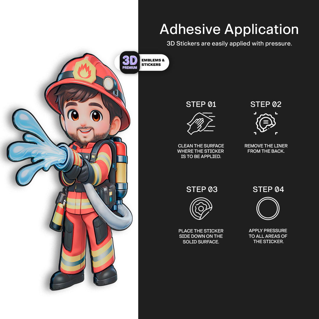FIREFIGHTER Stickmadly