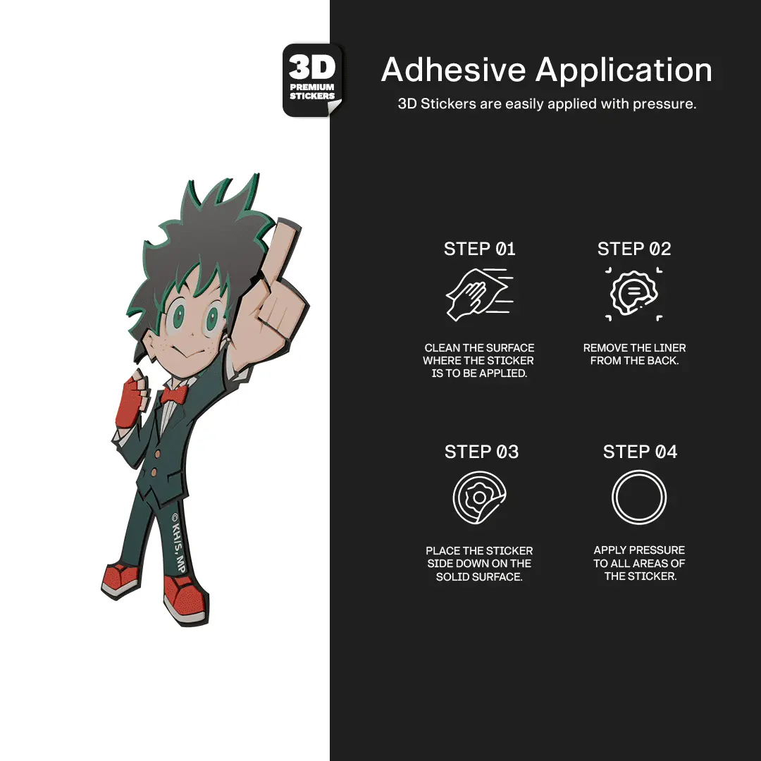 Izuku Midoriya (Season 4) Stickmadly