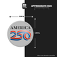 PACK CIRCLE AMERICA 250 3'' America250