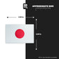Japan Flag Stickmadly