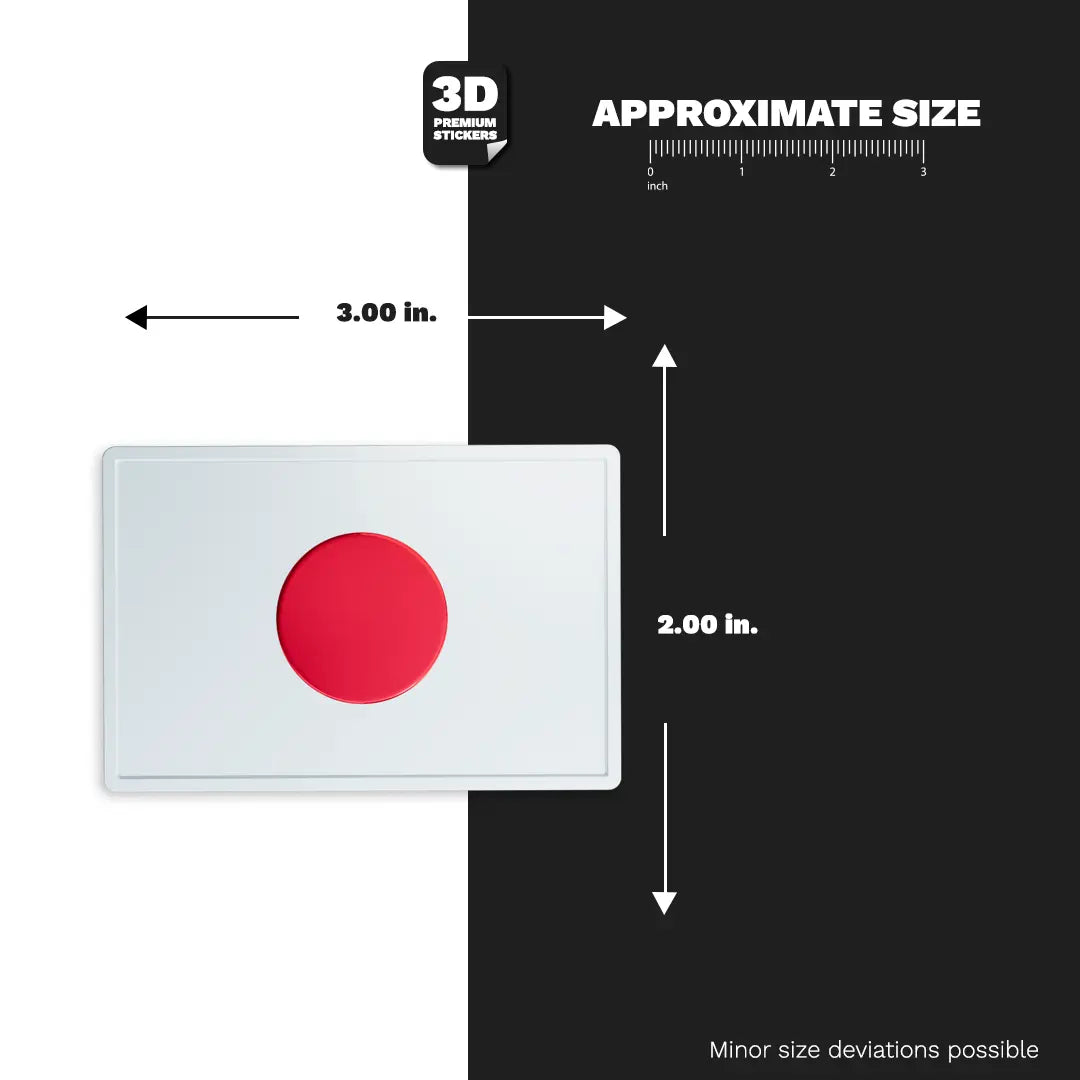 Japan Flag Stickmadly