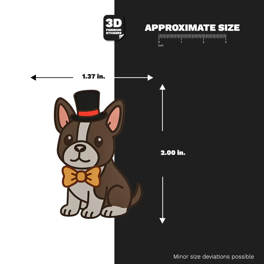 BOSTON TERRIER Stickmadly
