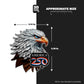 PATRIOTIC BALD EAGLE4 Stickmadly