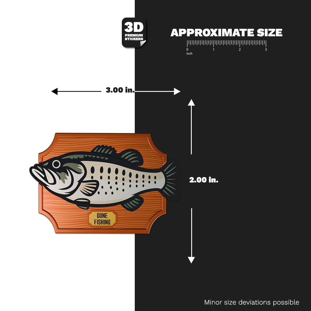 Gone Fishing Pack Stickmadly