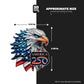 PATRIOTIC BALD EAGLE1 Stickmadly