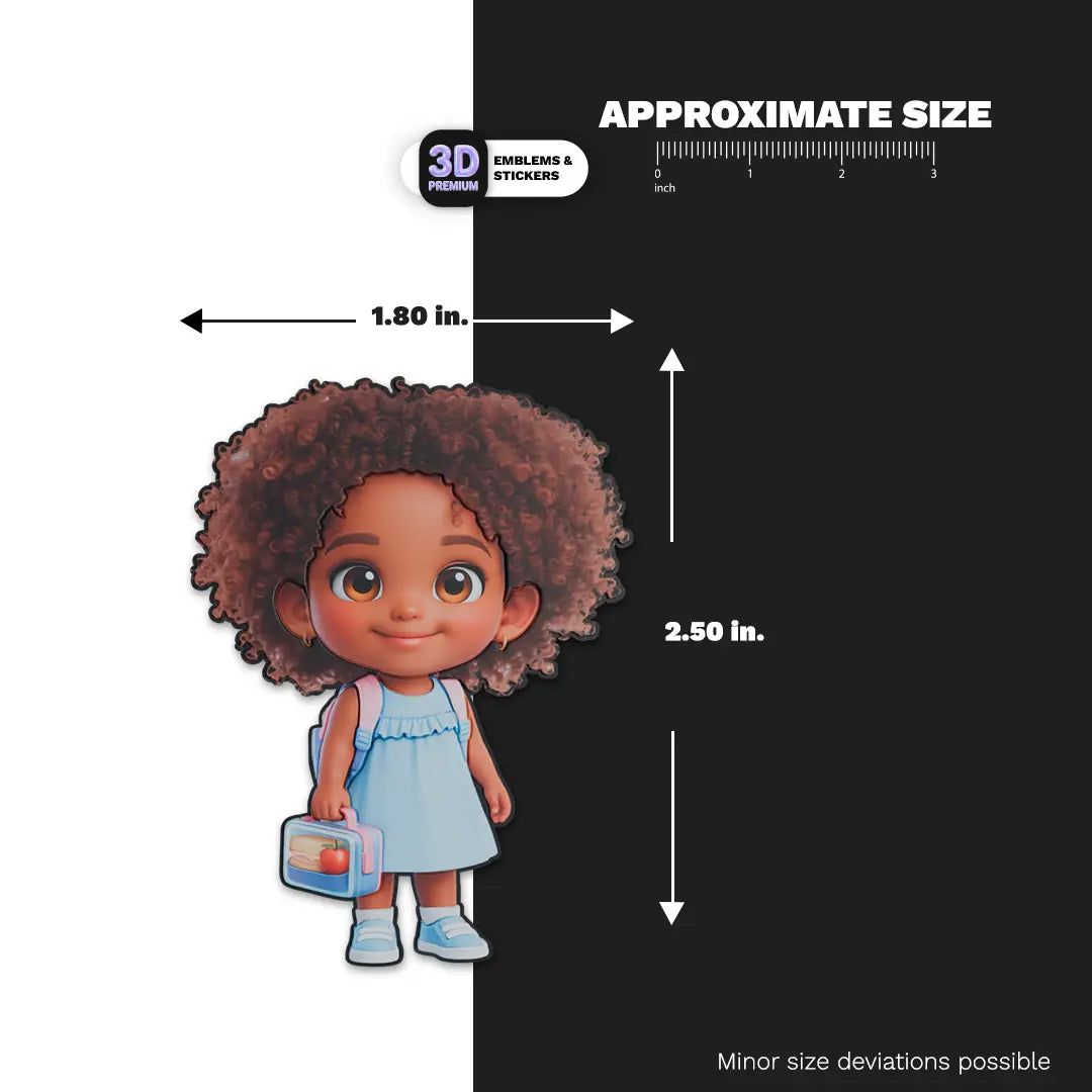 CHIBI PRE-SCHOOL GIRL Stickmadly