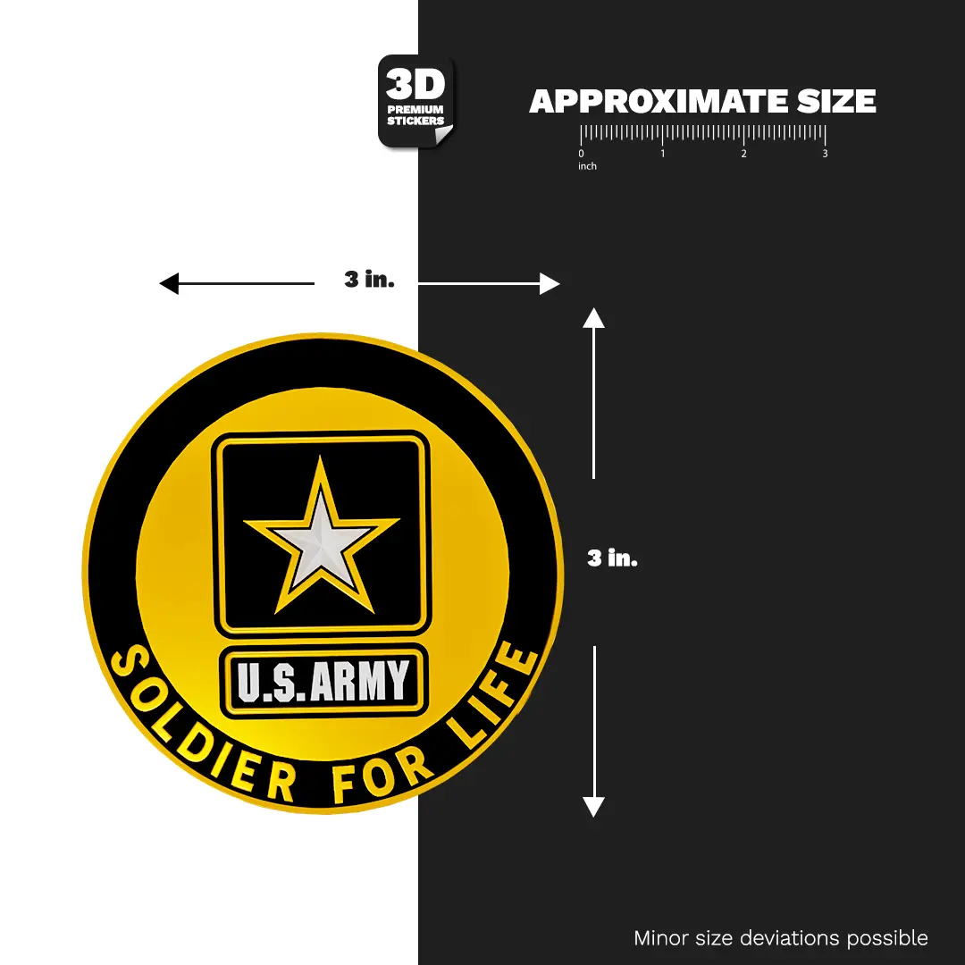 Soldier for Life Stickmadly