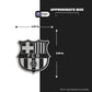 F.C. BARCELONA Black & Silver Stickmadly