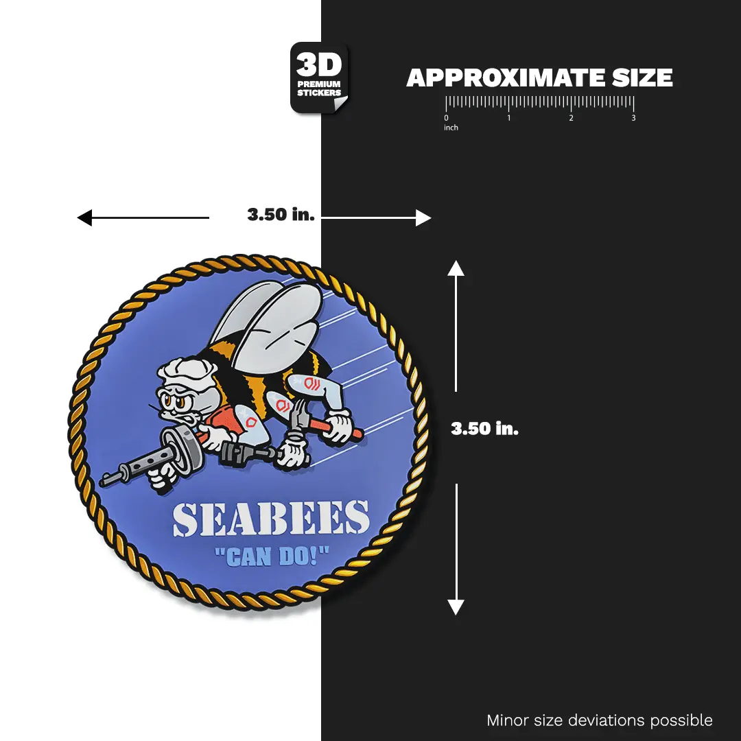 NAVY SEABEES Stickmadly