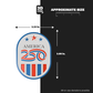 PACK TAG-SQUARE-YEARS America250