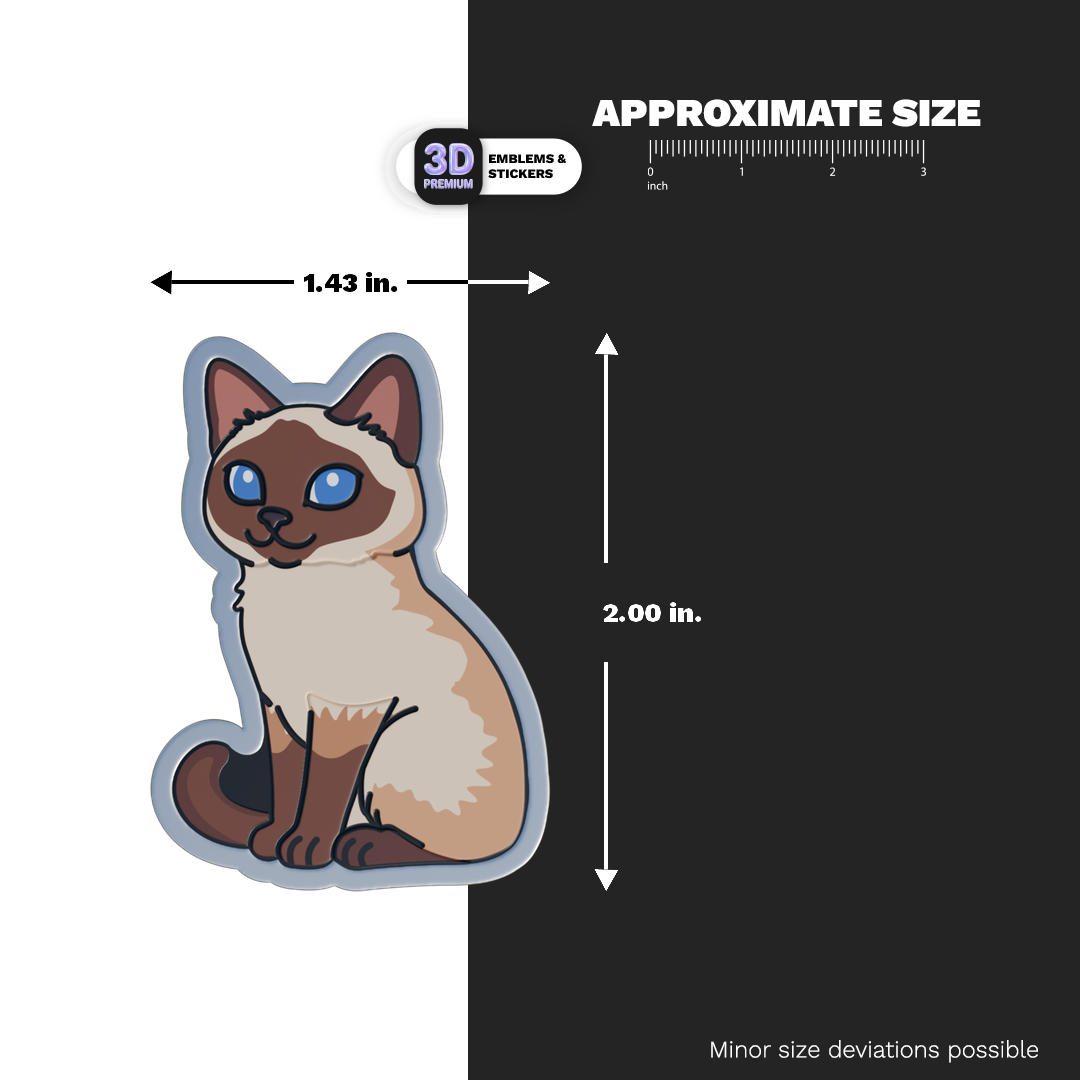 SIAMESE CAT Stickmadly