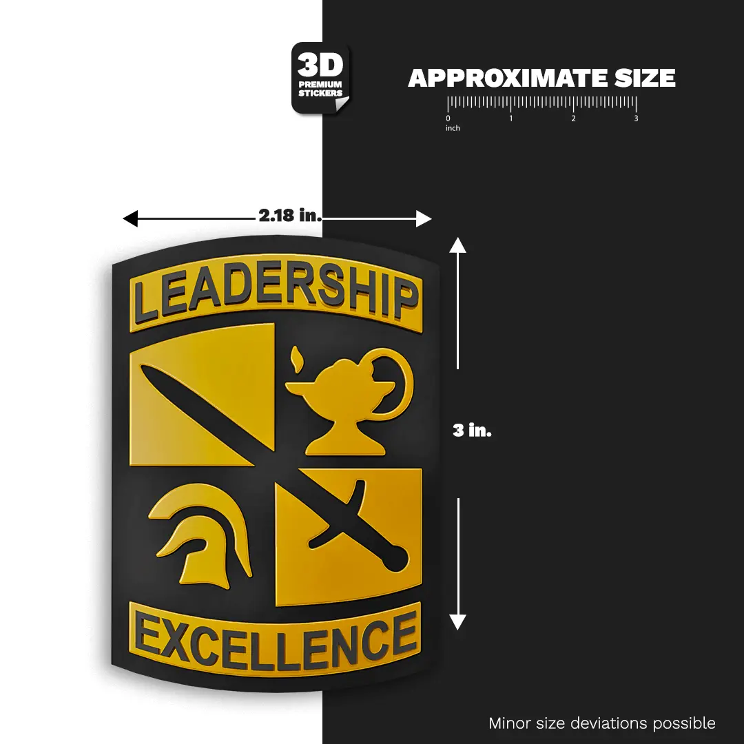 ROTC Leadership Excellence Stickmadly