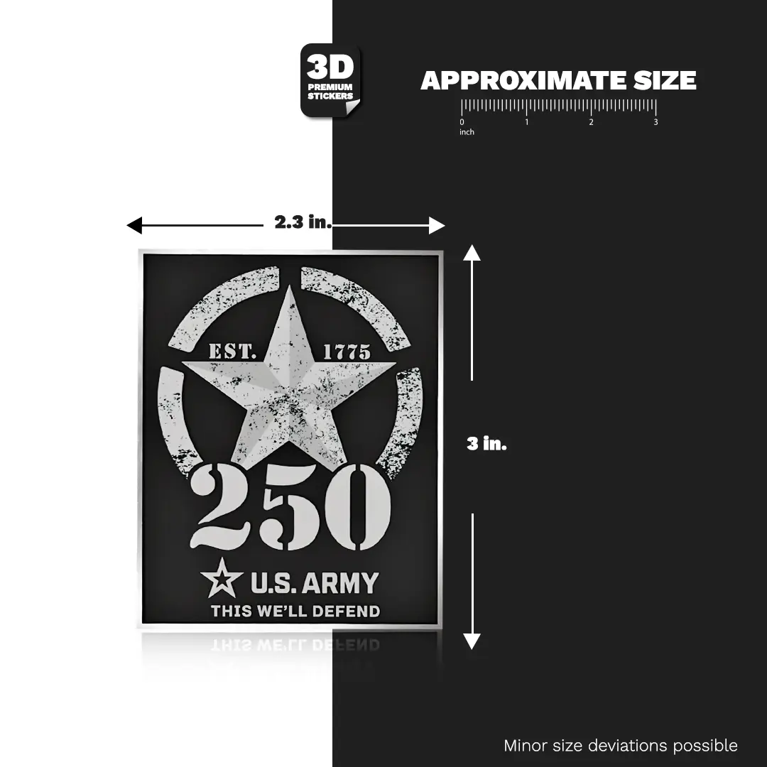 250TH ANNIVERSARY WHITE/SILVER Stickmadly