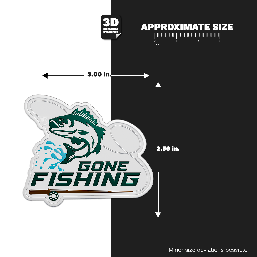 Gone Fishing Pack Stickmadly
