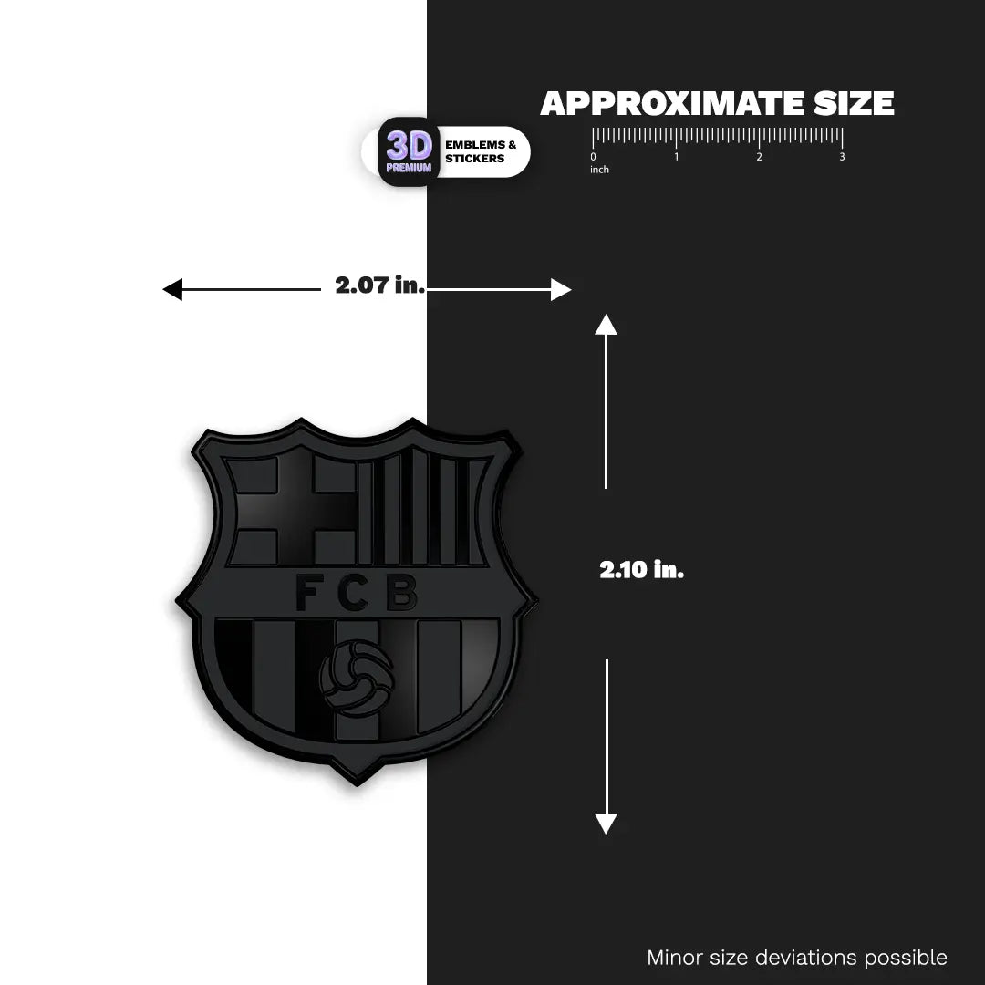 F.C. BARCELONA Full Black Stickmadly