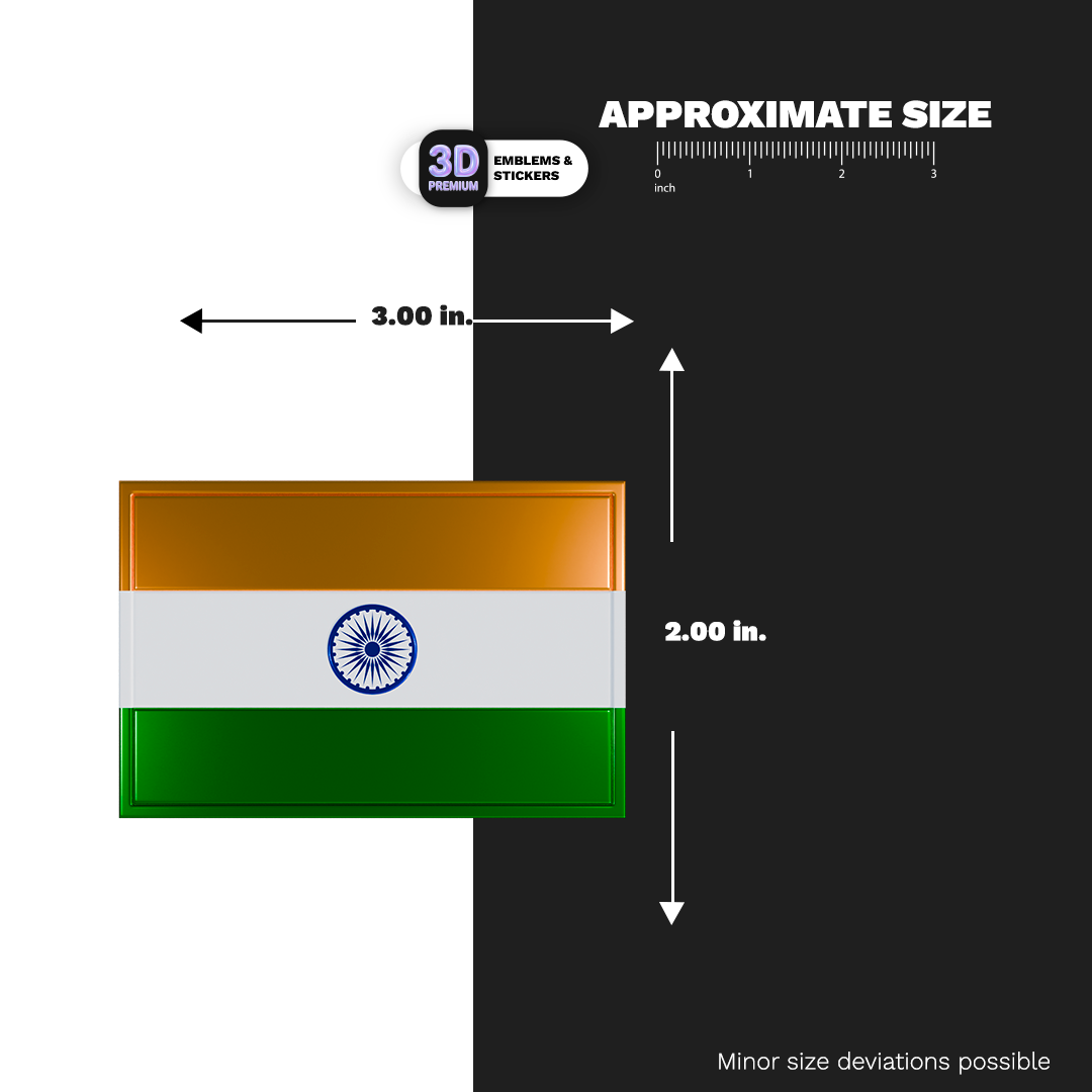 REPUBLIC OF INDIA FLAG Stickmadly