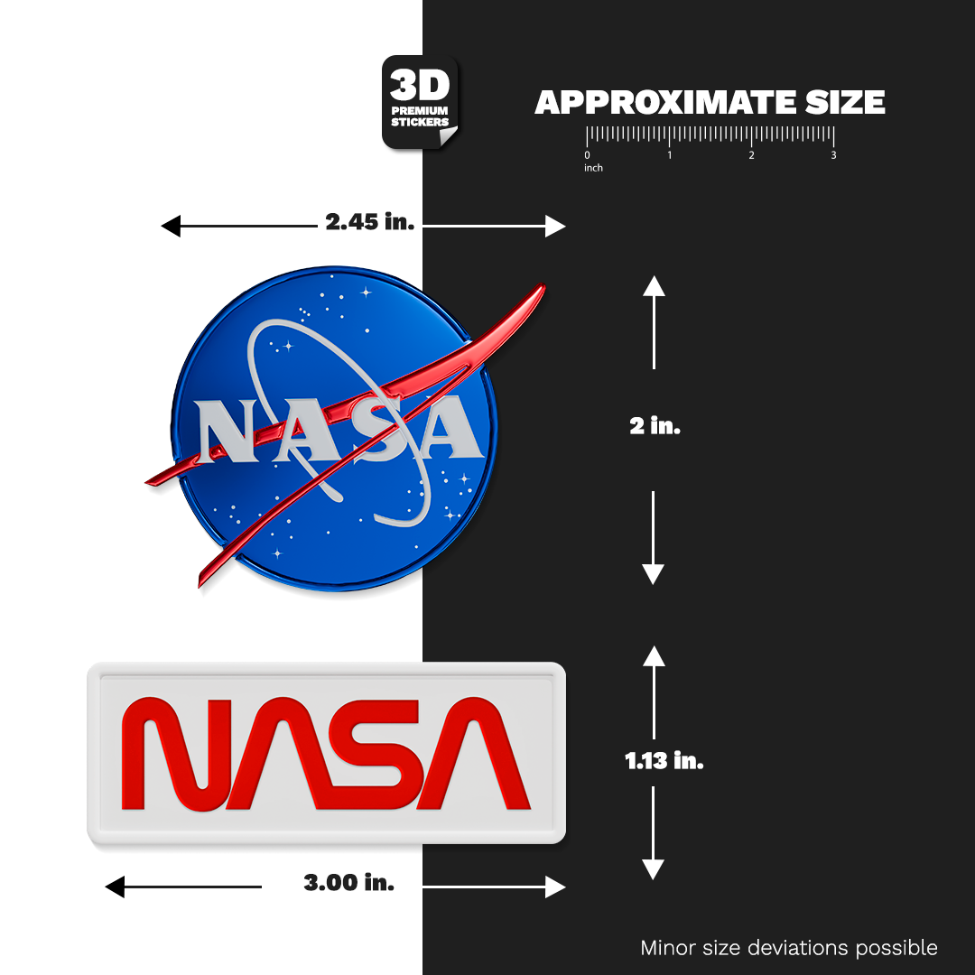 NASA ORIGINAL TWO PACK Stickmadly