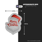 SANTA MERRY CHRISTMAS Stickmadly