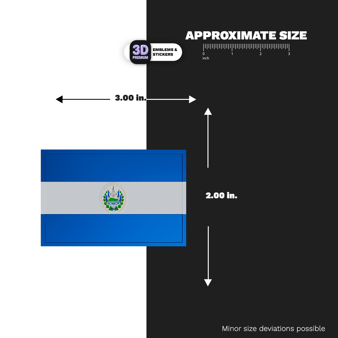 EL SALVADOR FLAG Stickmadly