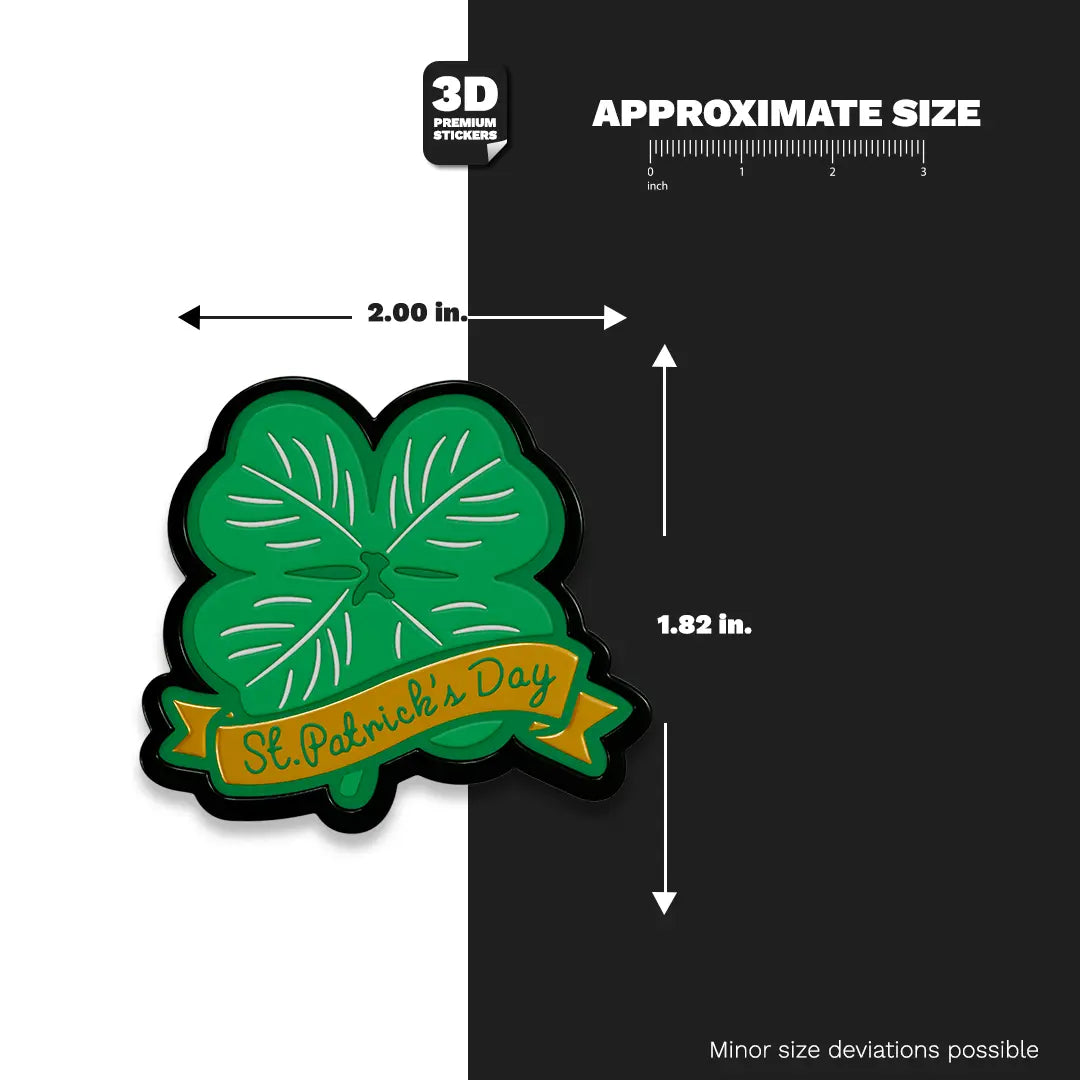 ST. PATRICK'S CLOVER Stickmadly