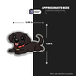 Black Labrador Stickmadly