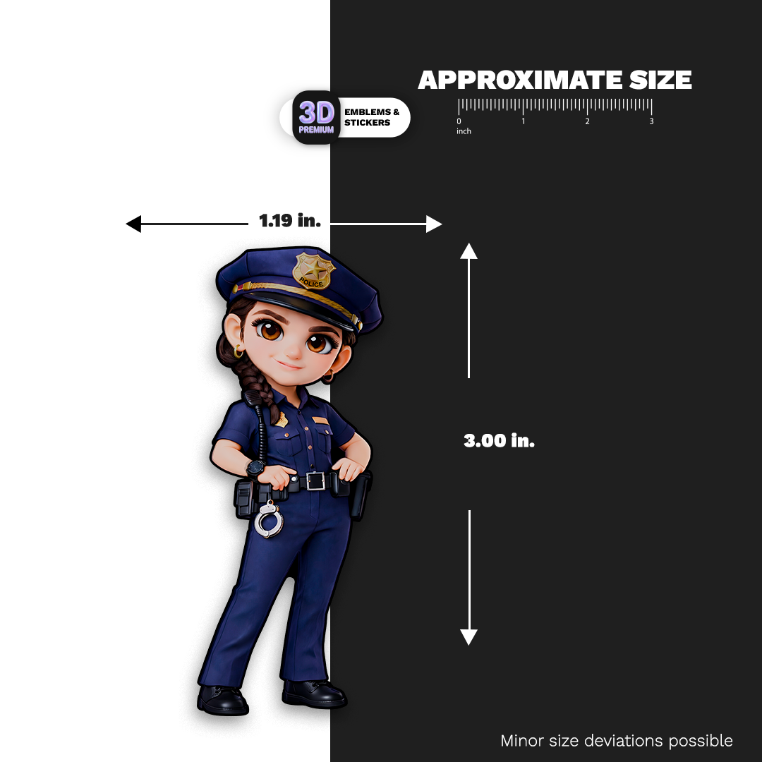 POLICE WOMAN Stickmadly