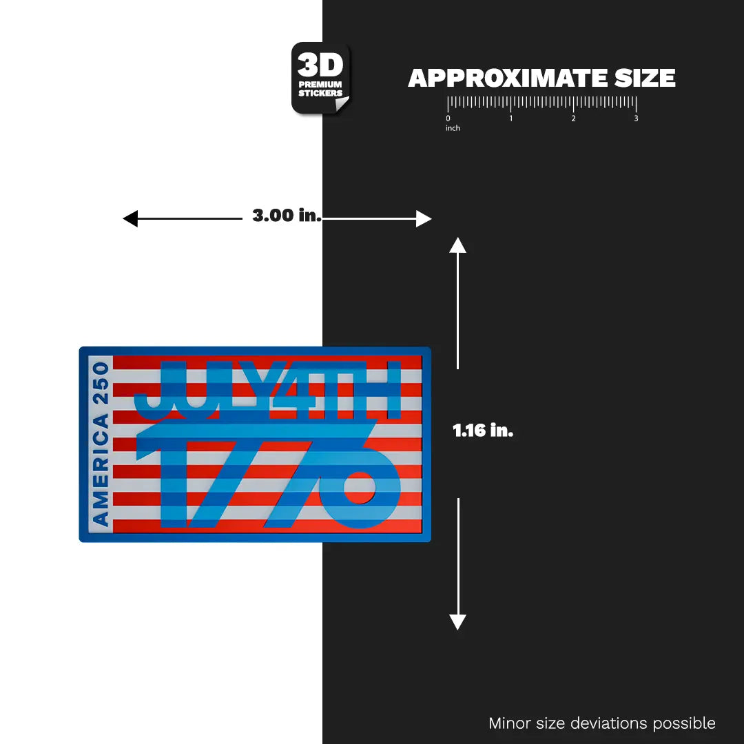 GRAPHIC PATRIOTIC POP 6F Stickmadly