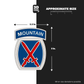 10TH Mountain Division Stickmadly